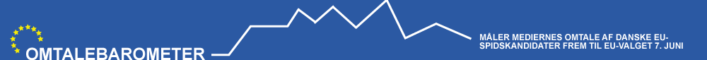 Omtalebarometer - måler omtale af partiernes EU-spidskandidater-